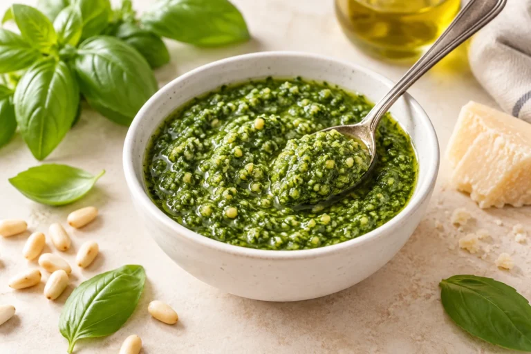 Basil Pesto: Pine Nut, Walnut and Pistachio Variations